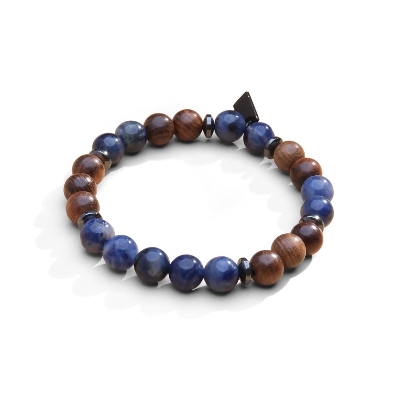 Bracelet Mika wood sodalite | Bracelet homme | Belle mais pas que