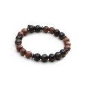 Bracelet Mika wood obsidienne | Bracelet homme | Belle mais pas que