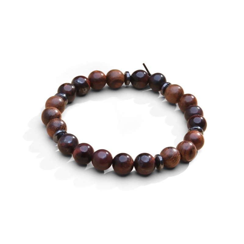 Bracelet Mika wood il du tigre rouge | Belle mais pas que