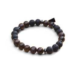 Bracelet Mika volcanik bronzite | Bracelet homme | Belle mais pas que