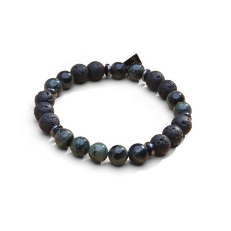 Bracelet Mika volcanik jaspe kambaba | Bracelet homme | Belle mais pas que