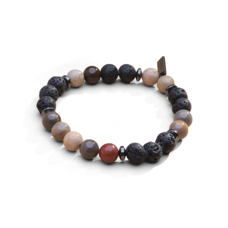 Bracelet Mika volcanik jaspe indien | Bracelet homme | Belle mais pas que