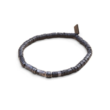 Bracelet Lucas labradorite noire | Bracelet homme | Belle mais pas que