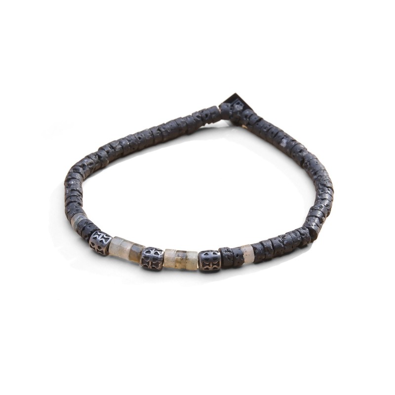 Bracelet Lucas pierre de lune | Bracelet homme | Belle mais pas que