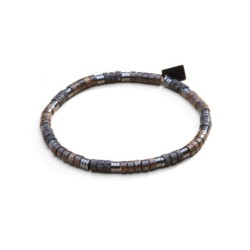 Bracelet Leo pierre de lave & bronzite | Belle mais pas que