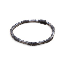 Bracelet Leo pierre de lave & labradorite noire | Belle mais pas que