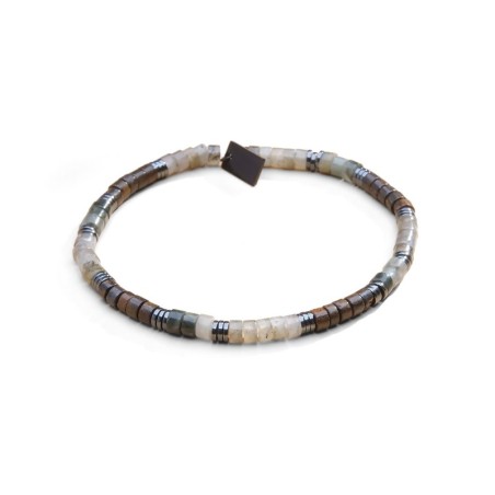 Bracelet Leo bronzite & pierre de lune | Belle mais pas que