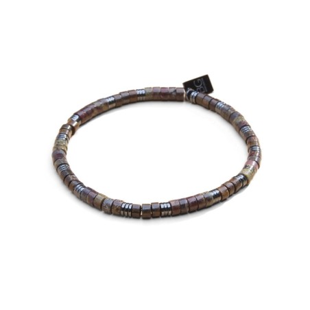 Bracelet Leo bronzite & serpentine | Bracelet homme | Belle mais pas que