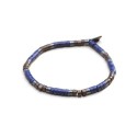 Bracelet Leo bronzite & lapis lazuli | Bracelet homme | Belle mais pas que