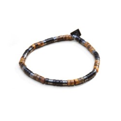 Bracelet Leo œil du tigre & onyx | Bracelet homme | Belle mais pas que
