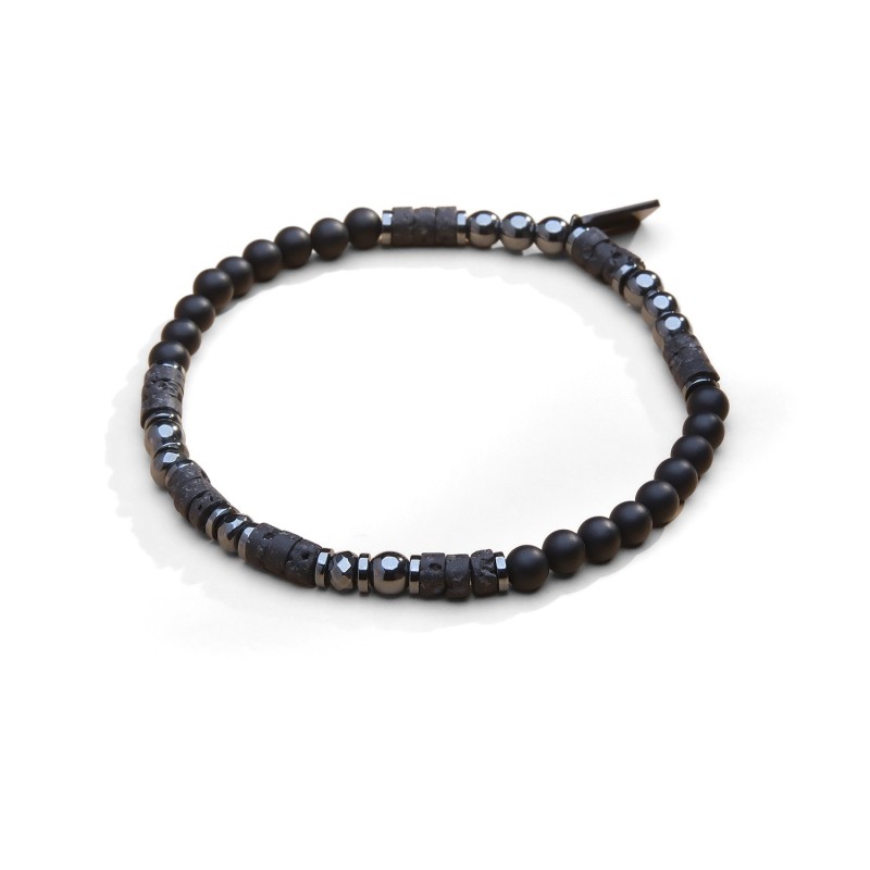 Bracelet Lizio pierre de lave | Bracelet homme | Belle mais pas que
