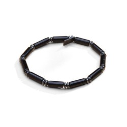 Bracelet Addisson agate noire | Bracelet homme | Belle mais pas que
