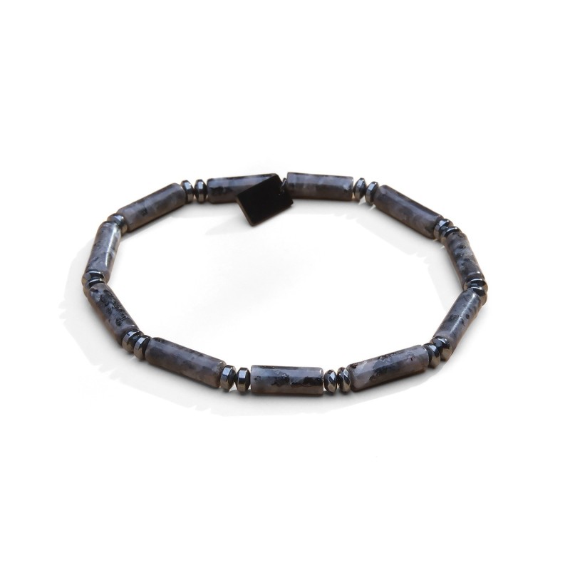 Bracelet Addisson labradorite noire | Bracelet homme | Belle mais pas que