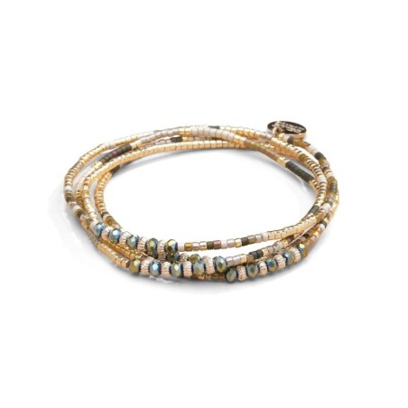 Bracelet Noha 4 tours en perles Miyuki | Belle mais pas que