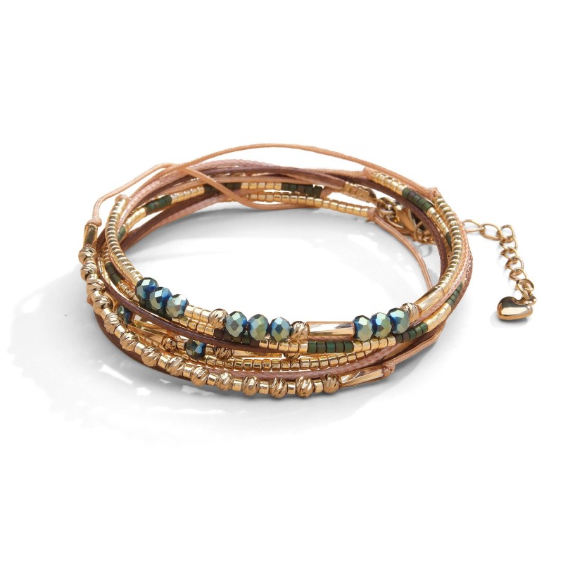 Bracelet 2 tours Milie en perles Miyuki | Belle mais pas que
