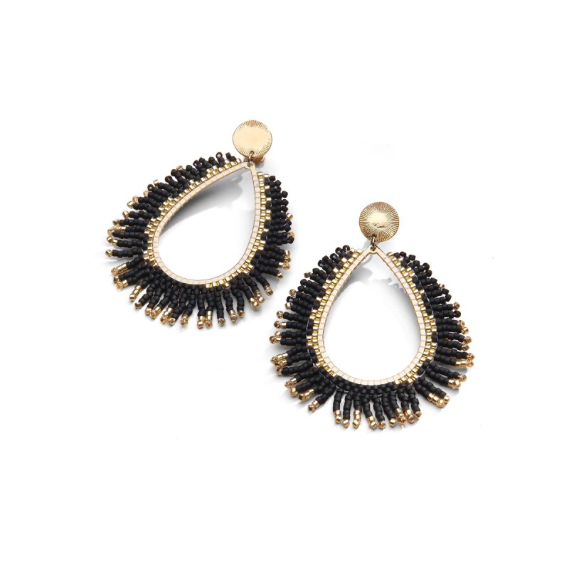 Boucles d'oreilles Maya en perles Miyuki | Belle mais pas que