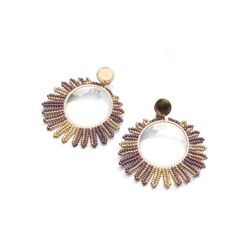 Boucles d'oreilles Inaya en perles Miyuki | Belle mais pas que