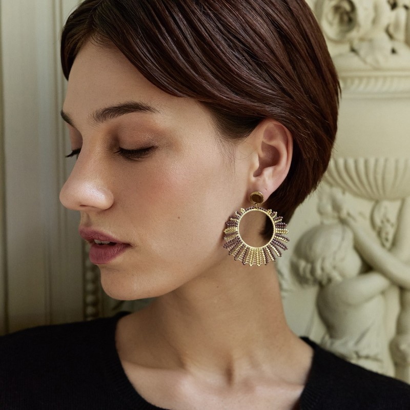 Boucles d'oreilles Inaya en perles Miyuki | Belle mais pas que