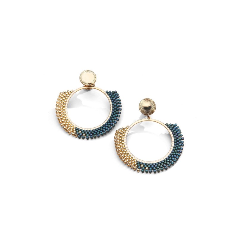 Boucles d'oreilles Tal en perles Miyuki | Belle mais pas que