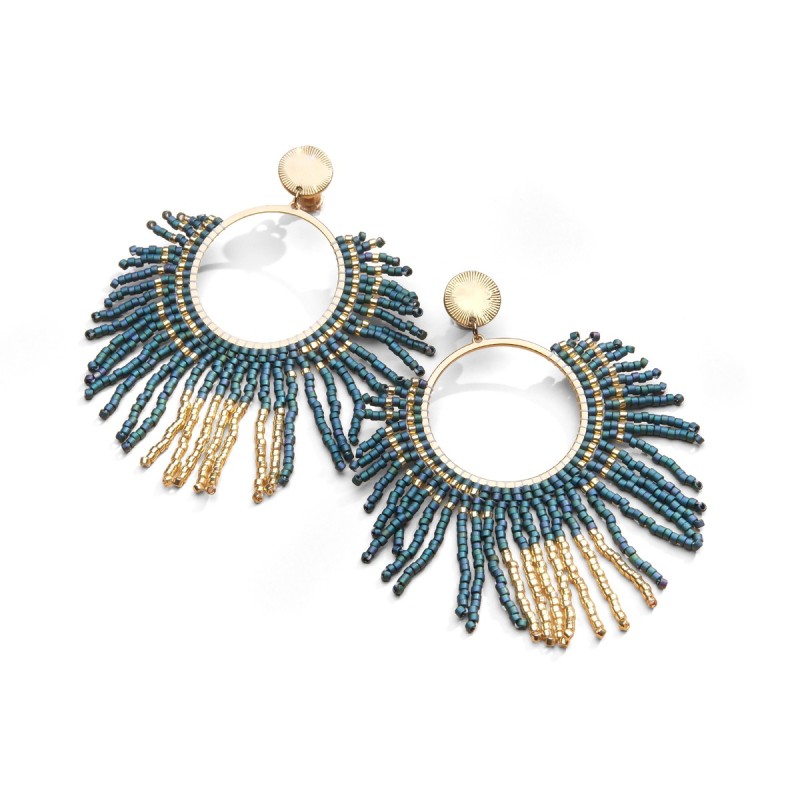 Boucles d'oreilles Isla en perles Miyuki | Belle mais pas que