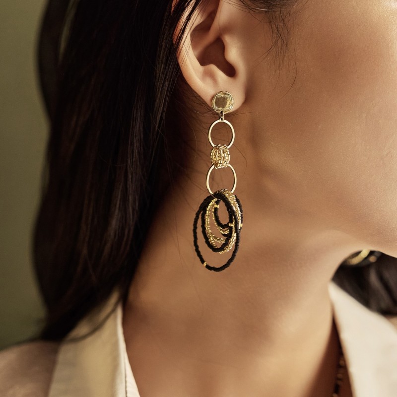 Boucles d'oreilles Oana en perles Miyuki | Belle mais pas que