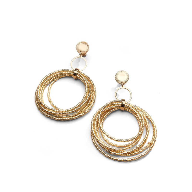 Boucles d'oreilles Tania en perles Miyuki | Belle mais pas que