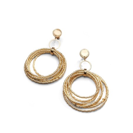 Boucles d'oreilles Tania en perles Miyuki | Belle mais pas que
