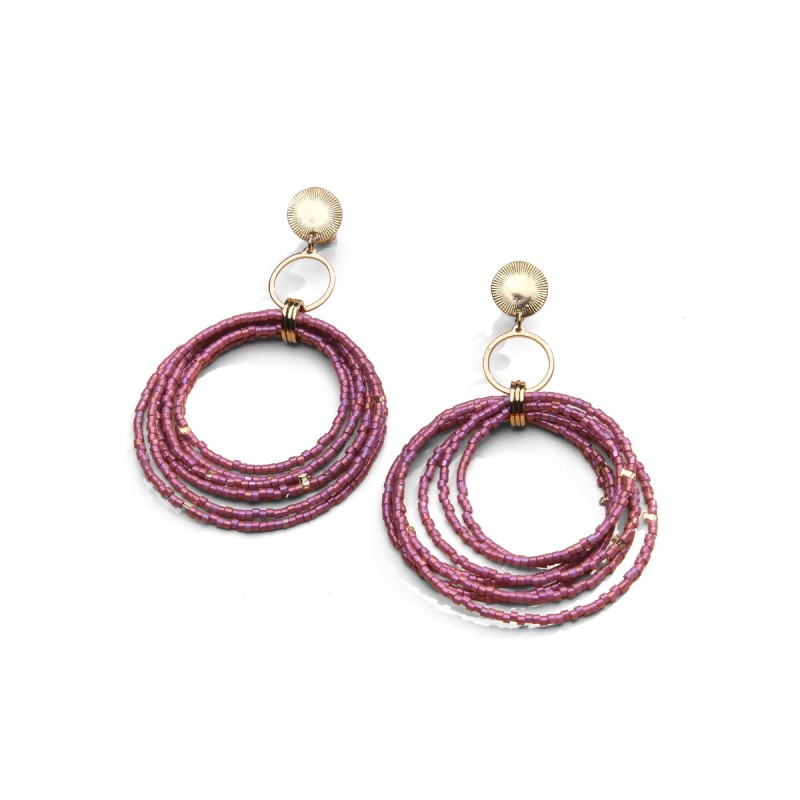 Boucles d'oreilles Tania en perles Miyuki | Belle mais pas que
