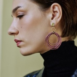 Boucles d'oreilles Tania en perles Miyuki | Belle mais pas que