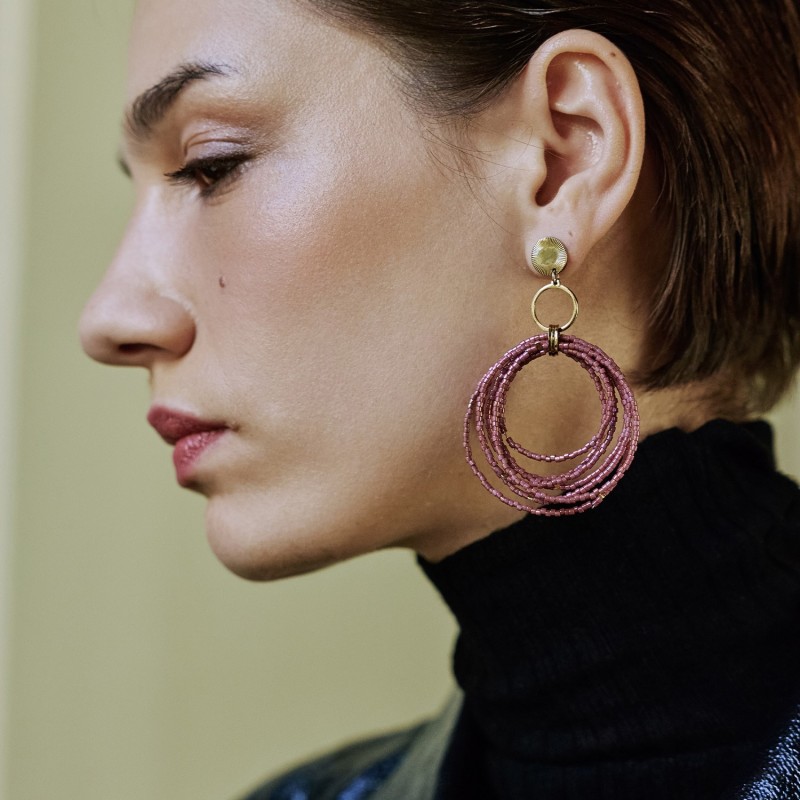 Boucles d'oreilles Tania en perles Miyuki | Belle mais pas que