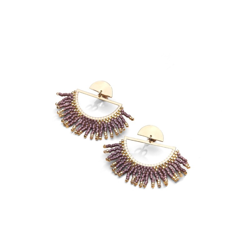 Boucles d'oreilles Sana en perles Miyuki | Belle mais pas que
