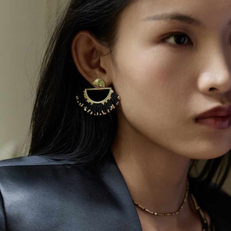 Boucles d'oreilles Sana en perles Miyuki | Belle mais pas que