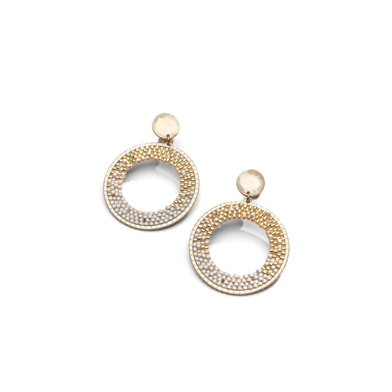 Boucles d'oreilles Lylia en perles Miyuki | Belle mais pas que