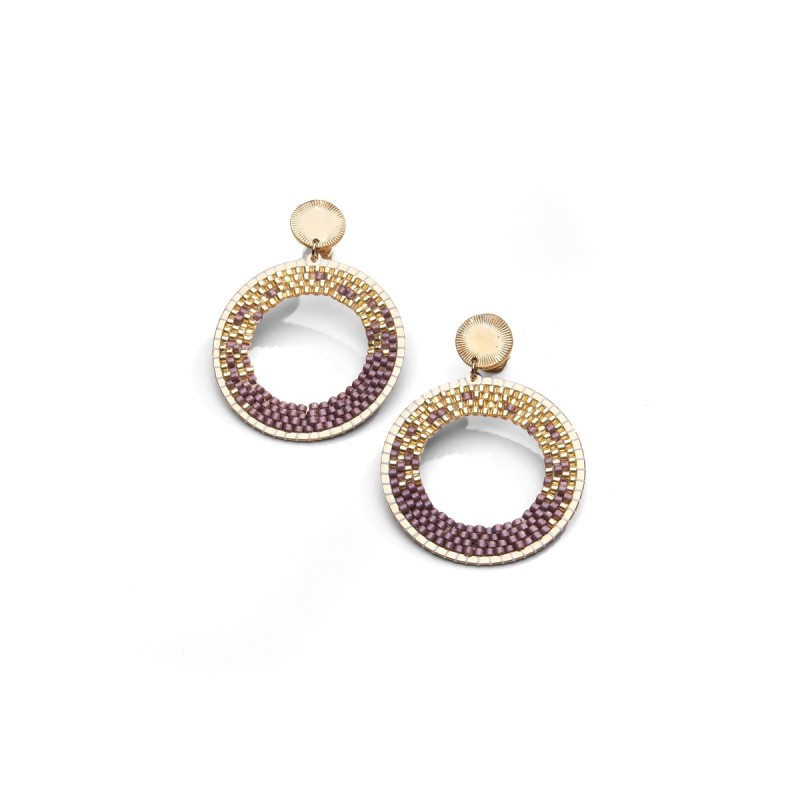 Boucles d'oreilles Lylia en perles Miyuki | Belle mais pas que