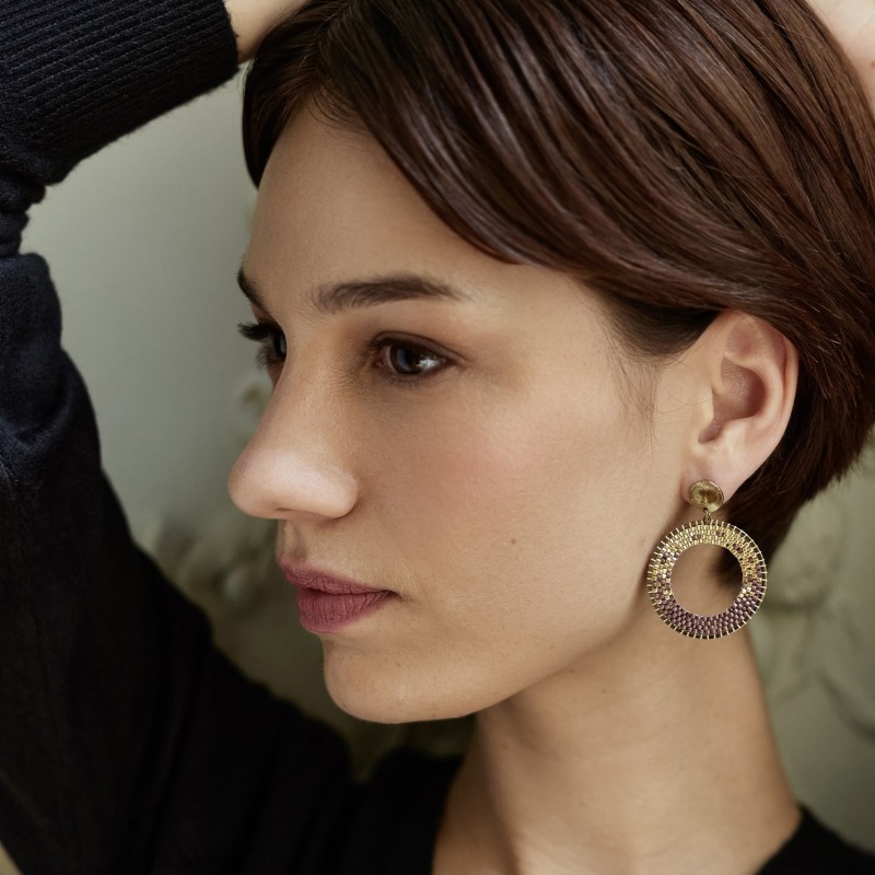 Boucles d'oreilles Lylia en perles Miyuki | Belle mais pas que