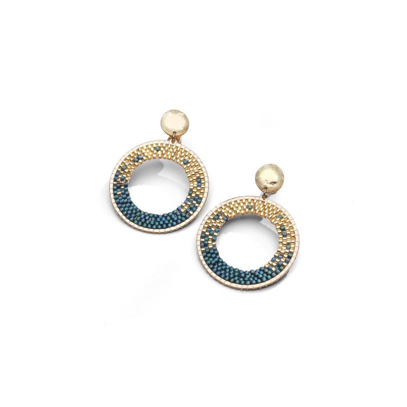 Boucles d'oreilles Lylia en perles Miyuki | Belle mais pas que