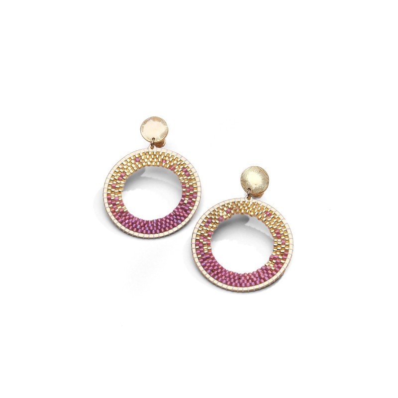 Boucles d'oreilles Lylia en perles Miyuki | Belle mais pas que