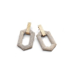 Boucles d'oreilles Cléa en perles Miyuki | Belle mais pas que
