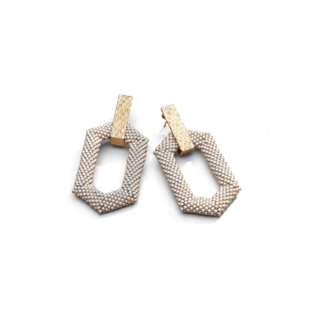 Boucles d'oreilles Cléa en perles Miyuki | Belle mais pas que