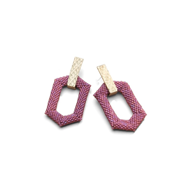Boucles d'oreilles Cléa en perles Miyuki | Belle mais pas que