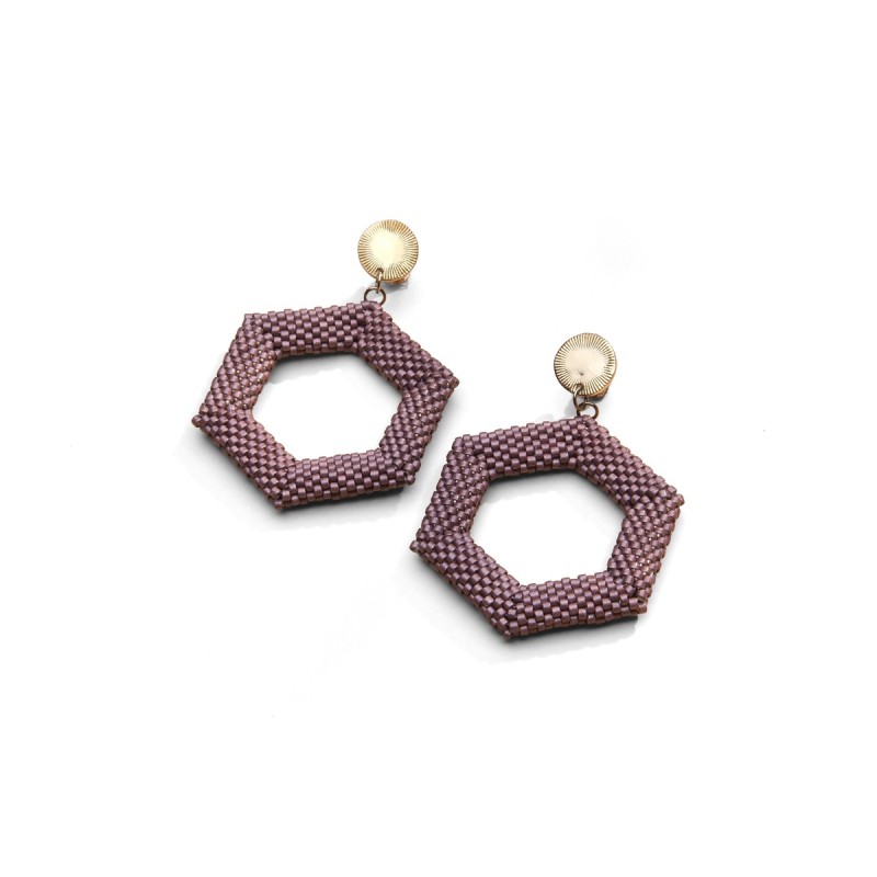 Boucles d'oreilles Elea en perles Miyuki | Belle mais pas que