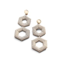 Boucles d'oreilles Lisa en perles Miyuki | Belle mais pas que