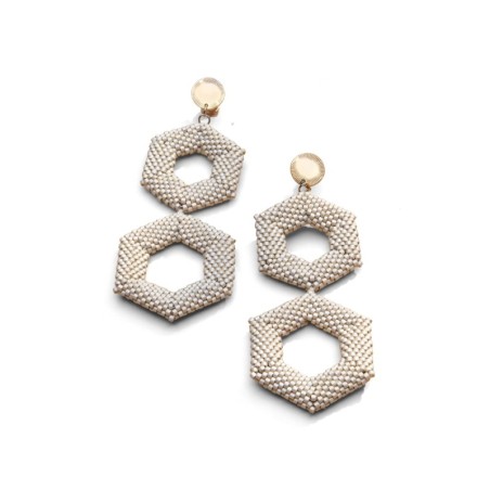 Boucles d'oreilles Lisa en perles Miyuki | Belle mais pas que