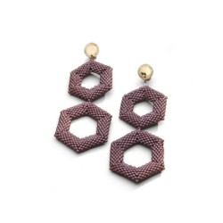 Boucles d'oreilles Lisa en perles Miyuki | Belle mais pas que