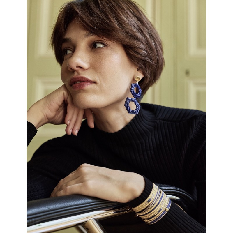 Boucles d'oreilles Lisa en perles Miyuki | Belle mais pas que