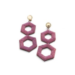 Boucles d'oreilles Lisa en perles Miyuki | Belle mais pas que