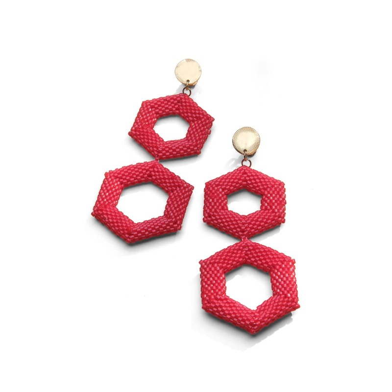 Boucles d'oreilles Lisa en perles Miyuki | Belle mais pas que