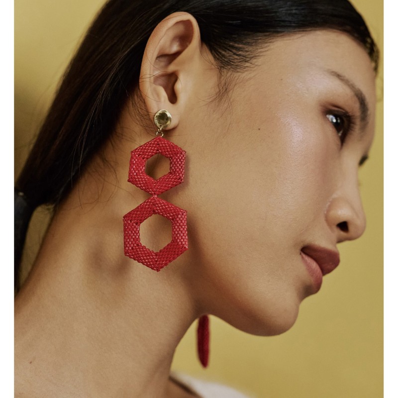 Boucles d'oreilles Lisa en perles Miyuki | Belle mais pas que