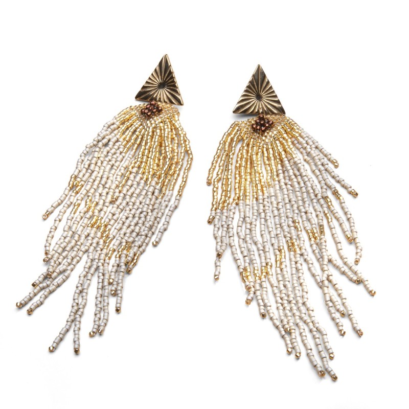 Boucles d'oreilles Carma en perles Miyuki | Belle mais pas que
