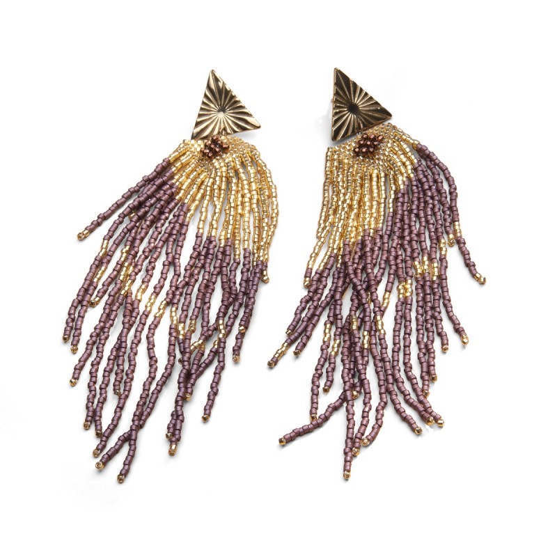 Boucles d'oreilles Carma en perles Miyuki | Belle mais pas que